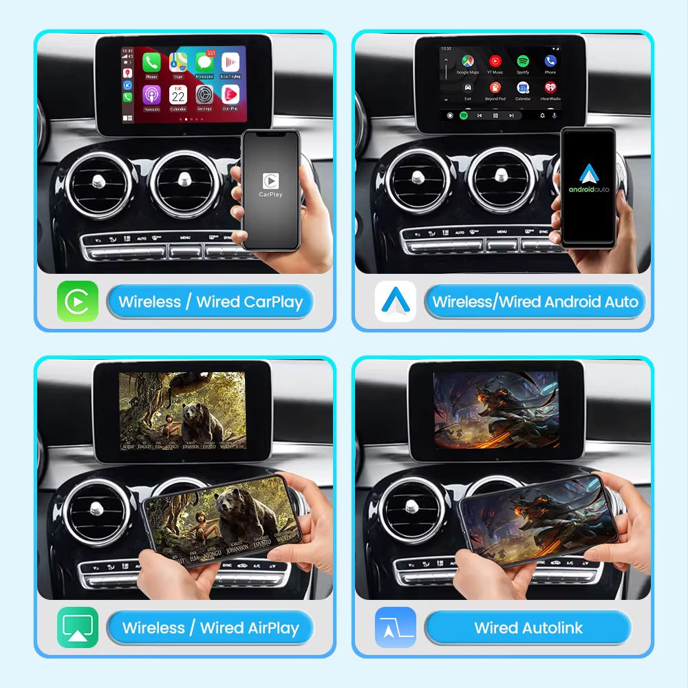 Mercedes W205 C Class 2014-2017 Apple Carplay