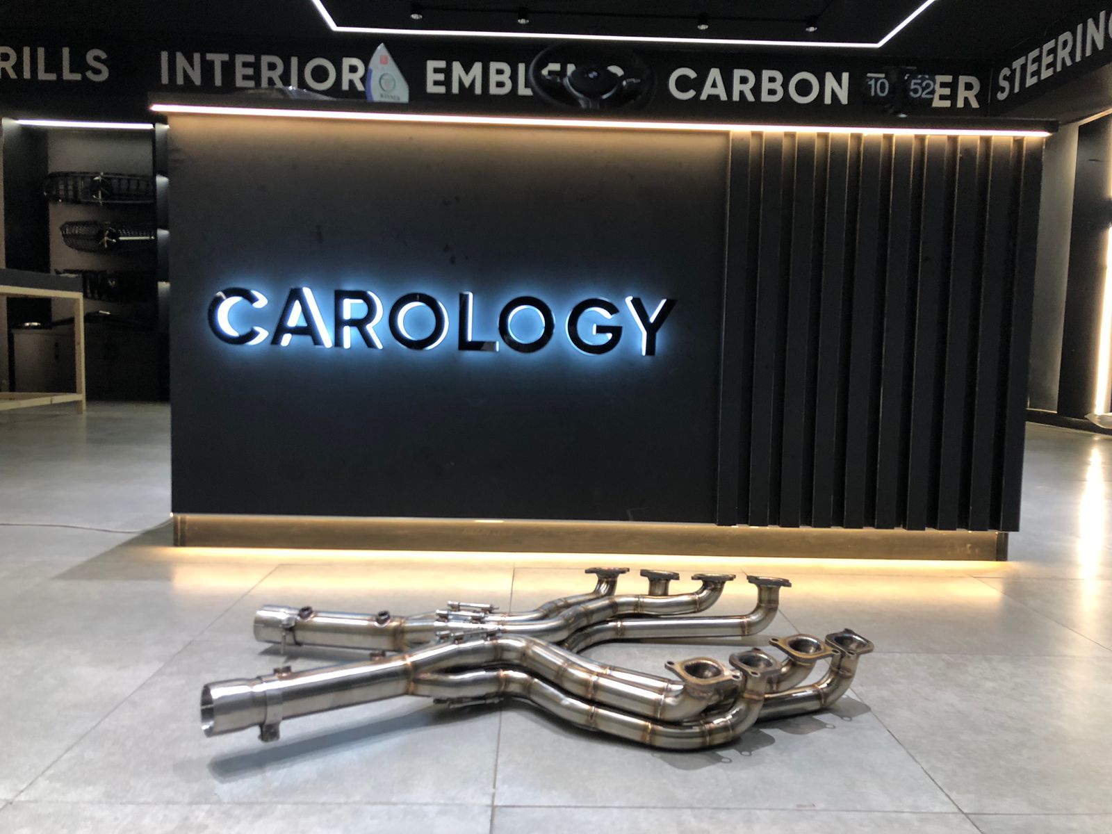 Mercedes W204 C63 Long Tube Header Stain Less Steel