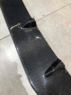 Mercedes W204 C Class 2012-2014 Front Lip V1 - Carbon Fiber