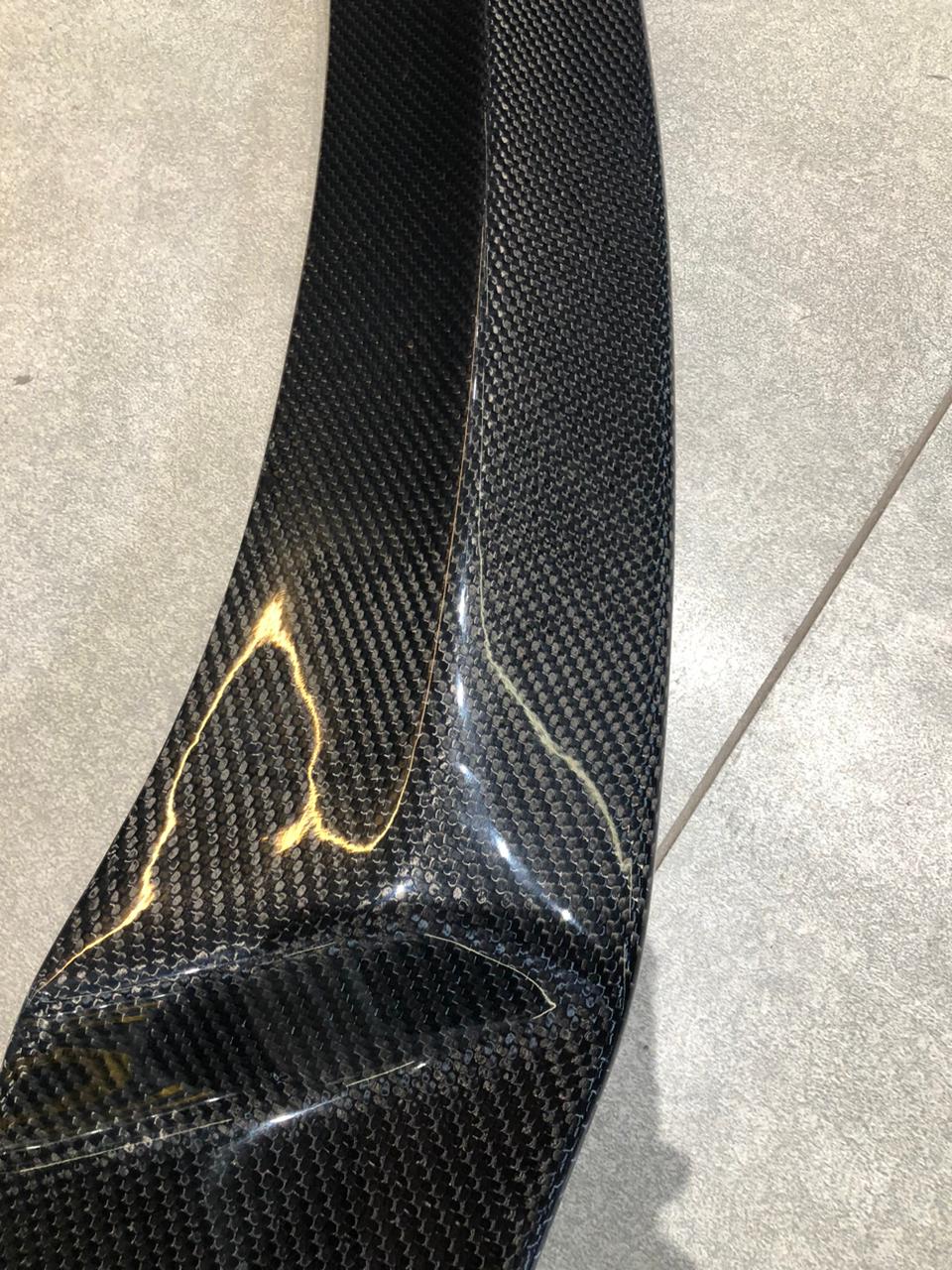 Mercedes W204 C Class 2012-2014 Front Lip V1 - Carbon Fiber