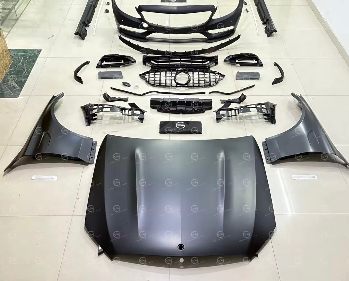 . Mercedes C-Class to C63 AMG Full Conversion Upgrade Kit