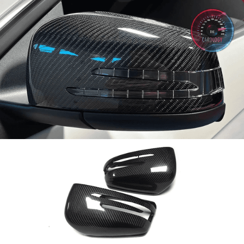 Mercedes W204 Side Mirror Covers Original Carbon Fiber - Replacement