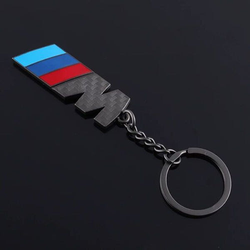 BMW M Logo Metal Keychain