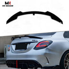 Mercedes W205 VTEN Style Rear Lip Spoiler C-Class 2015-21