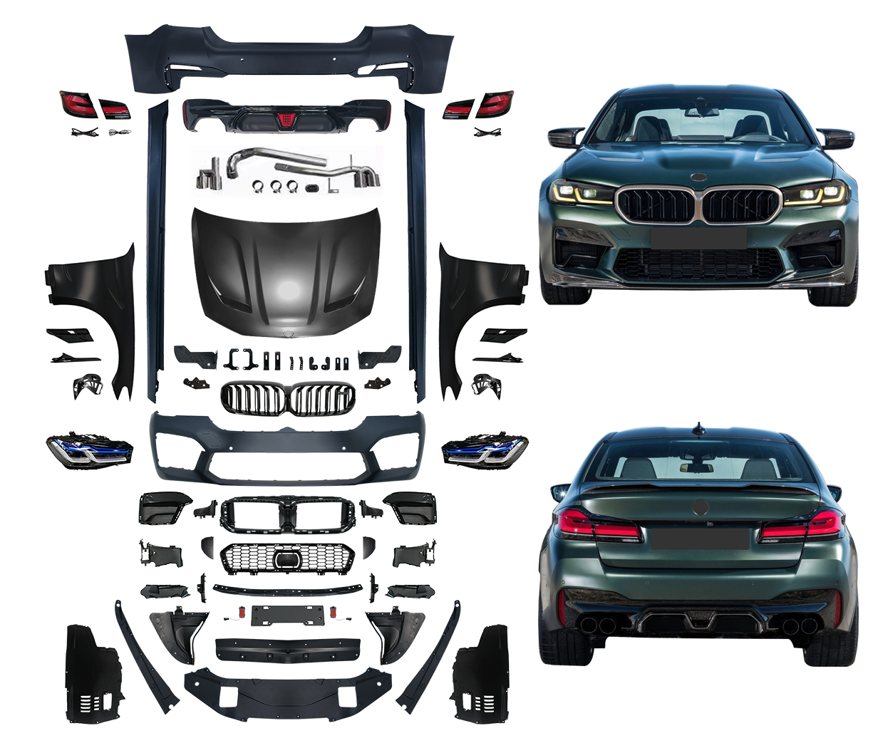 BMW F10/F18 to G30 Upgrade Body Kit