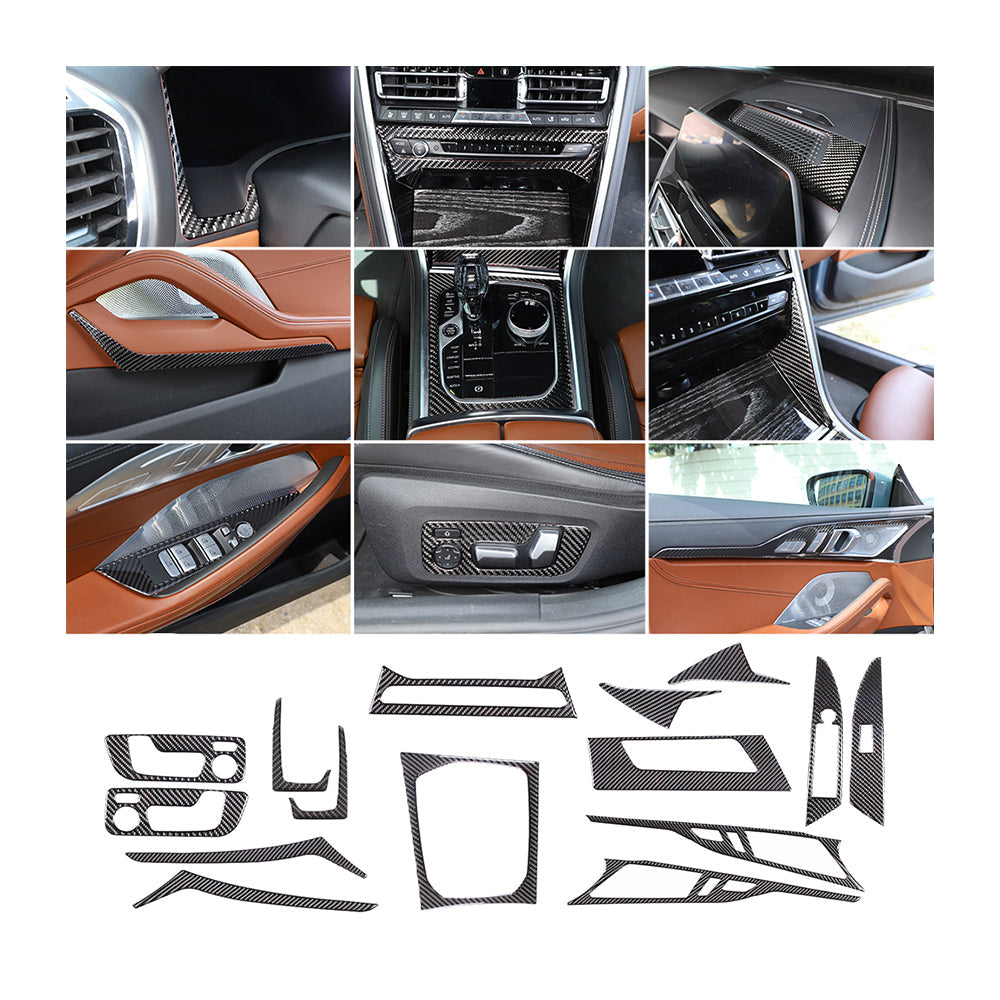 BMW 8 Series Carbon Fiber Interior Trim Kit