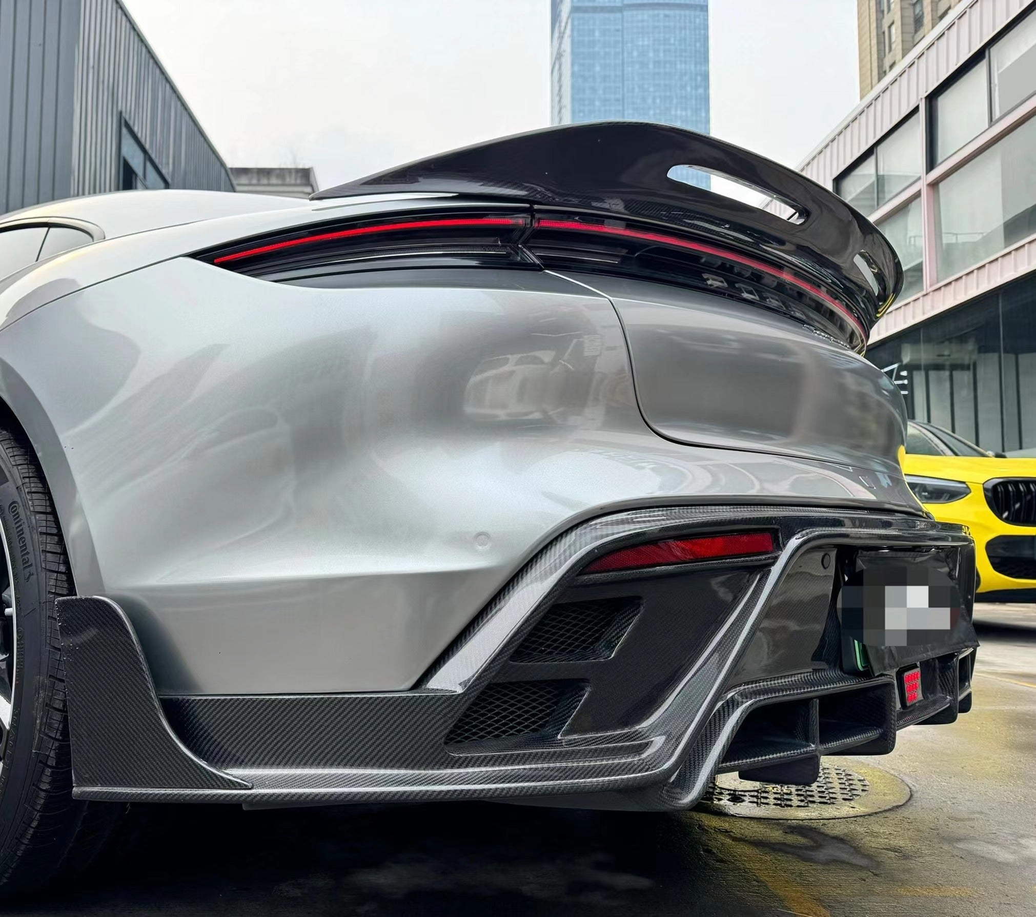 Porsche Taycan 4S CMS Carbon Fiber Body Kit