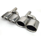 Mercedes-Benz W204 C-Class Stainless steel Exhaust tips