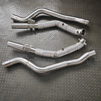 Mercedes-Benz W212 E63  Downpipes with Heat Shield