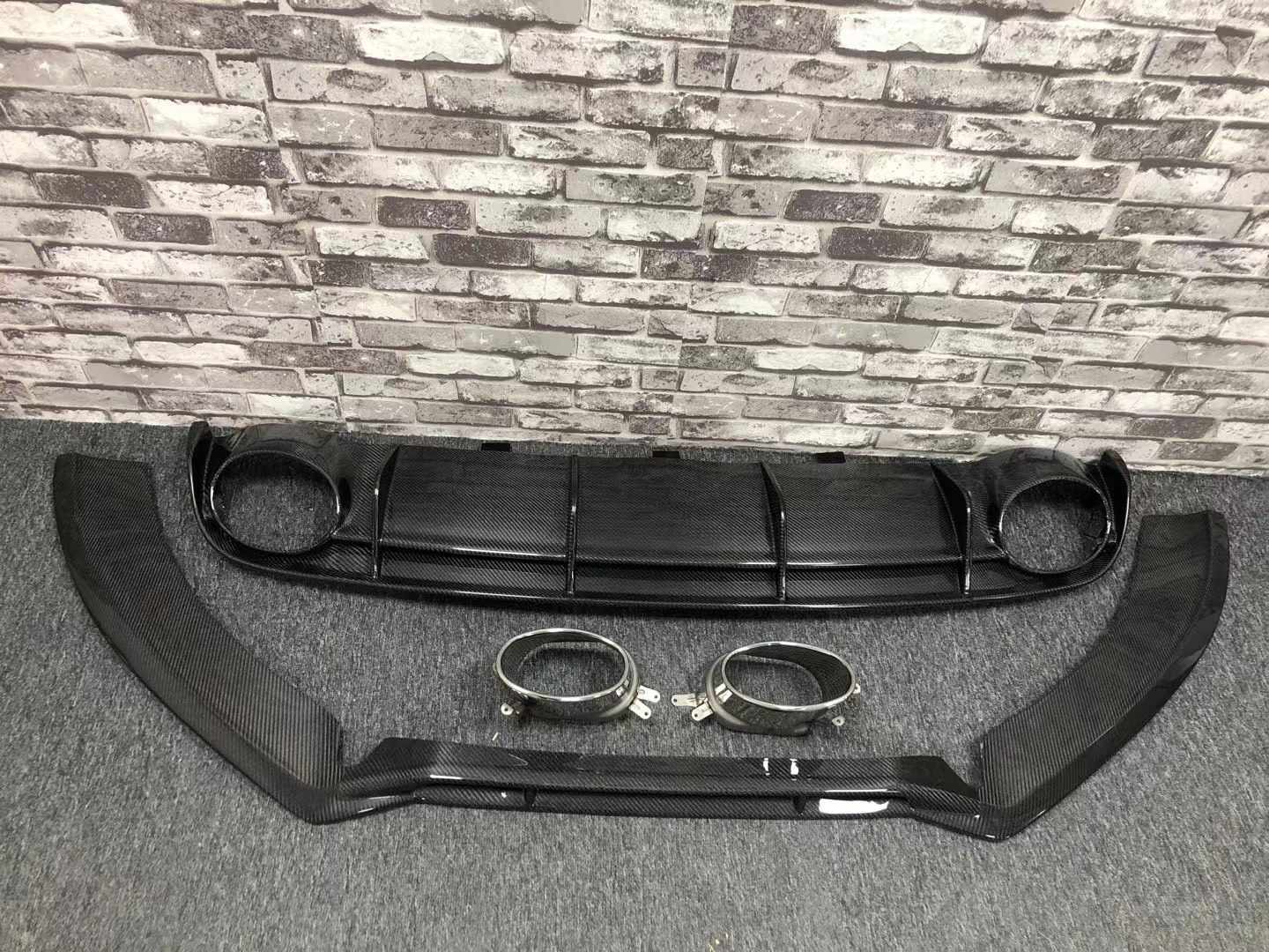 Audi A6 Sedan Carbon Fiber Rear Diffuser