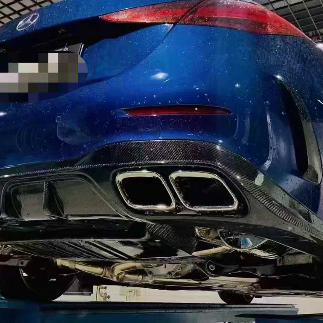 Mercedes W206 C Class Rear Carbon Fiber Diffuser