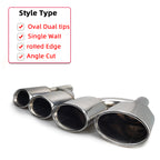 Mercedes-Benz W204 C-Class Stainless steel Exhaust tips