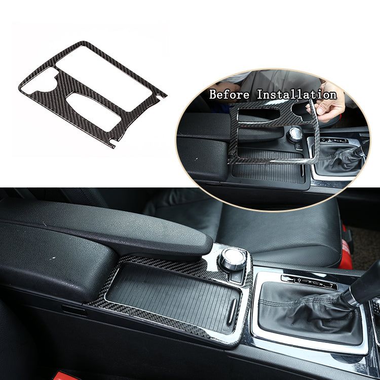 Mercedes W204 Center Console Carbon Fiber Set
