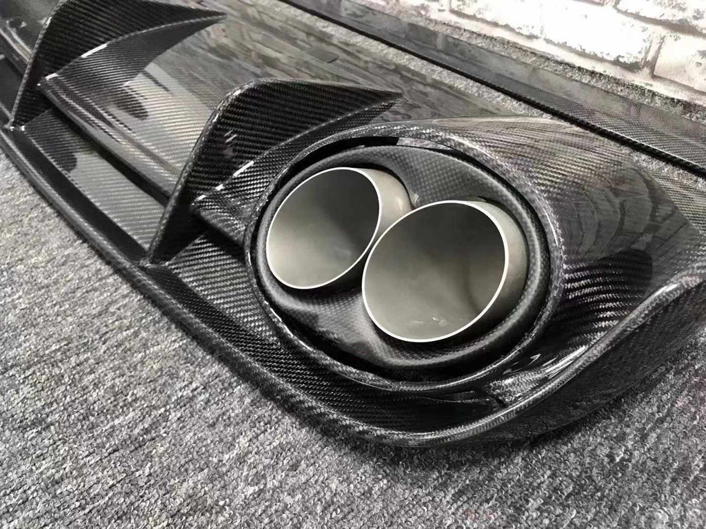 Audi A6 Sedan Carbon Fiber Rear Diffuser
