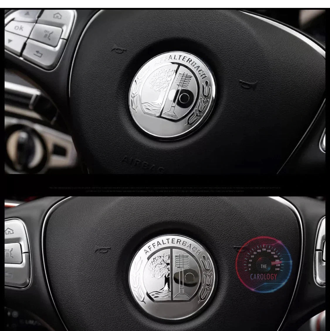 Mercedes Steering Wheel Logo