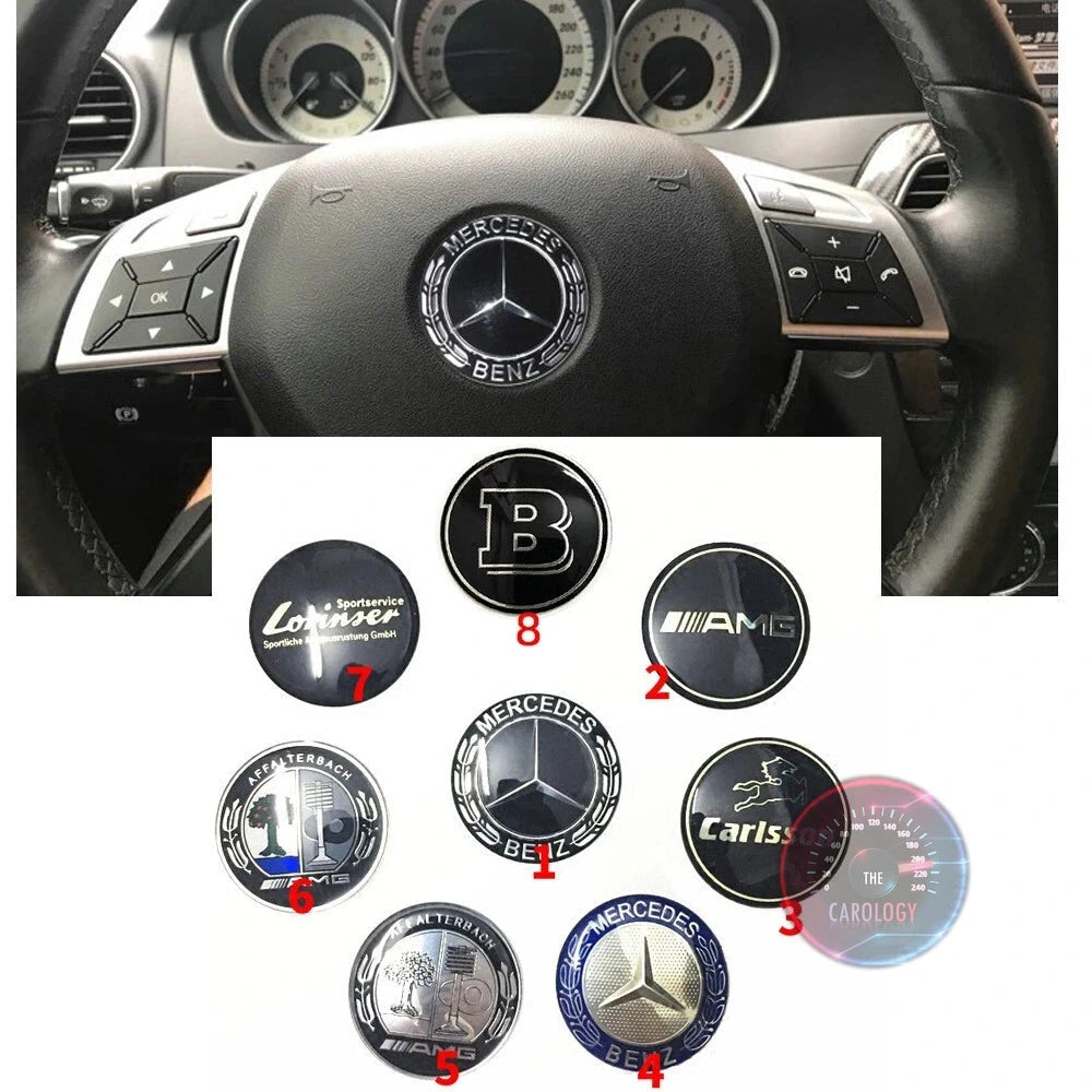 Mercedes Steering Wheel Logo