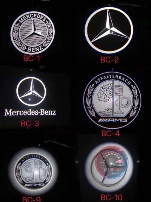 Mercedes Welcome light high quality - The Carology