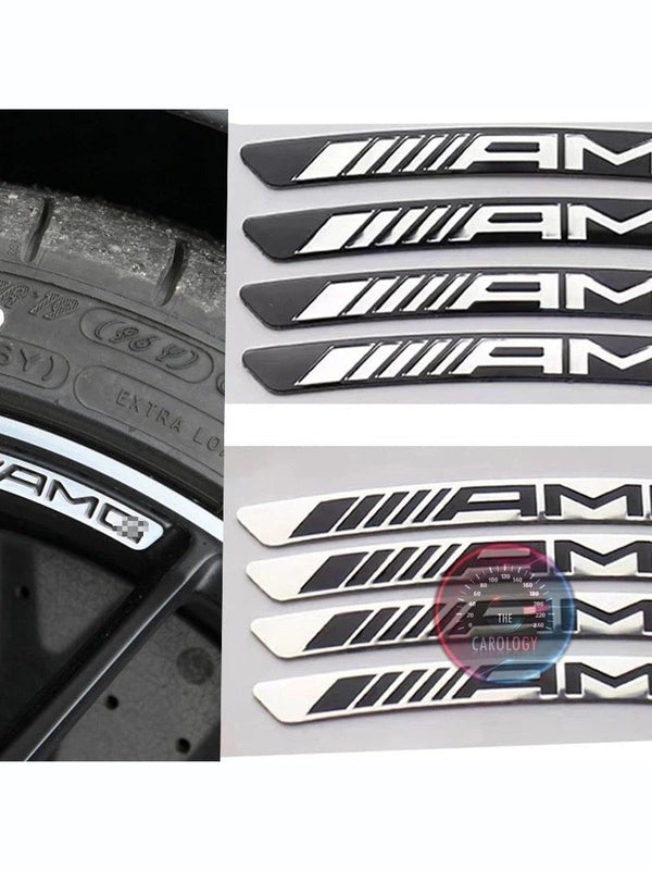 Mercedes AMG 3D rim sticker