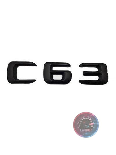 C63 Emblem Black - The Carology